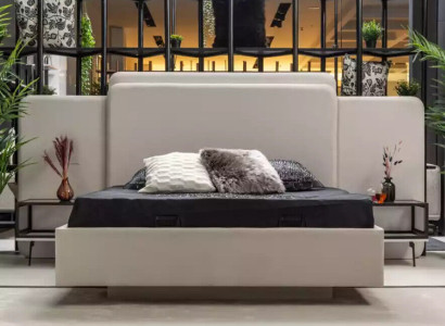 Flawless modern designer bed for your bedroom in white